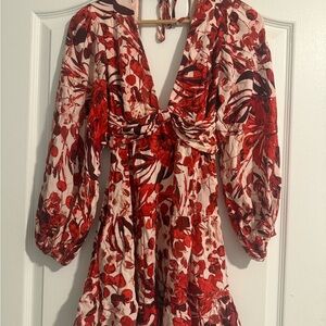 Vici En Crème Pink and White Dress